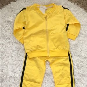 Yellow tracksuit